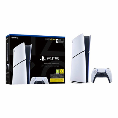 Sony PlayStation 5 Digital Edition 825GB PAL Weiß/Schwarz + Controller CFI-1016A