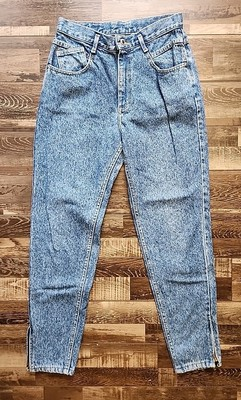 #ad Vintage LEE Acid Wash High Waist Mom Jeans Womens Size 11 Med USA Made $9.95