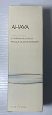 AHAVA Time to Clear Purifying Mud Mask Cleanser 3.4oz/100mL Full Size EXP 3/27
