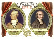 2022 Topps Allen & Ginter #FR-1 Alexander Hamilton / Aaron Burr Famous Rivals
