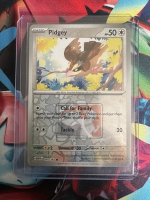 Pokemon 151 Pidgey 016/165 Reverse Holo Play! League Stamp Promo | eBay