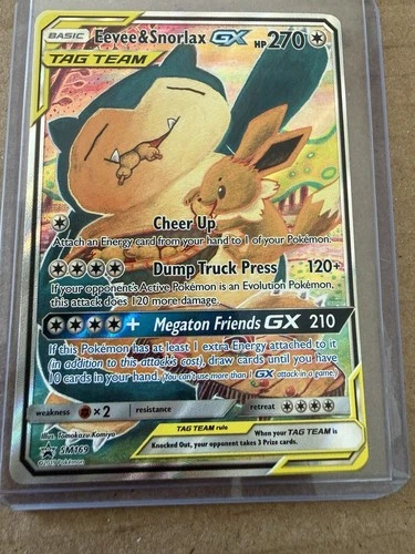 Pokémon TCG Eevee & Snorlax GX SM169