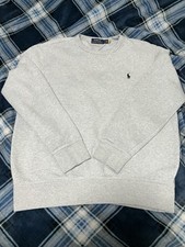 Vintage Polo By Ralph Lauren Crew Neck Sweatshirt Size MediumGrey