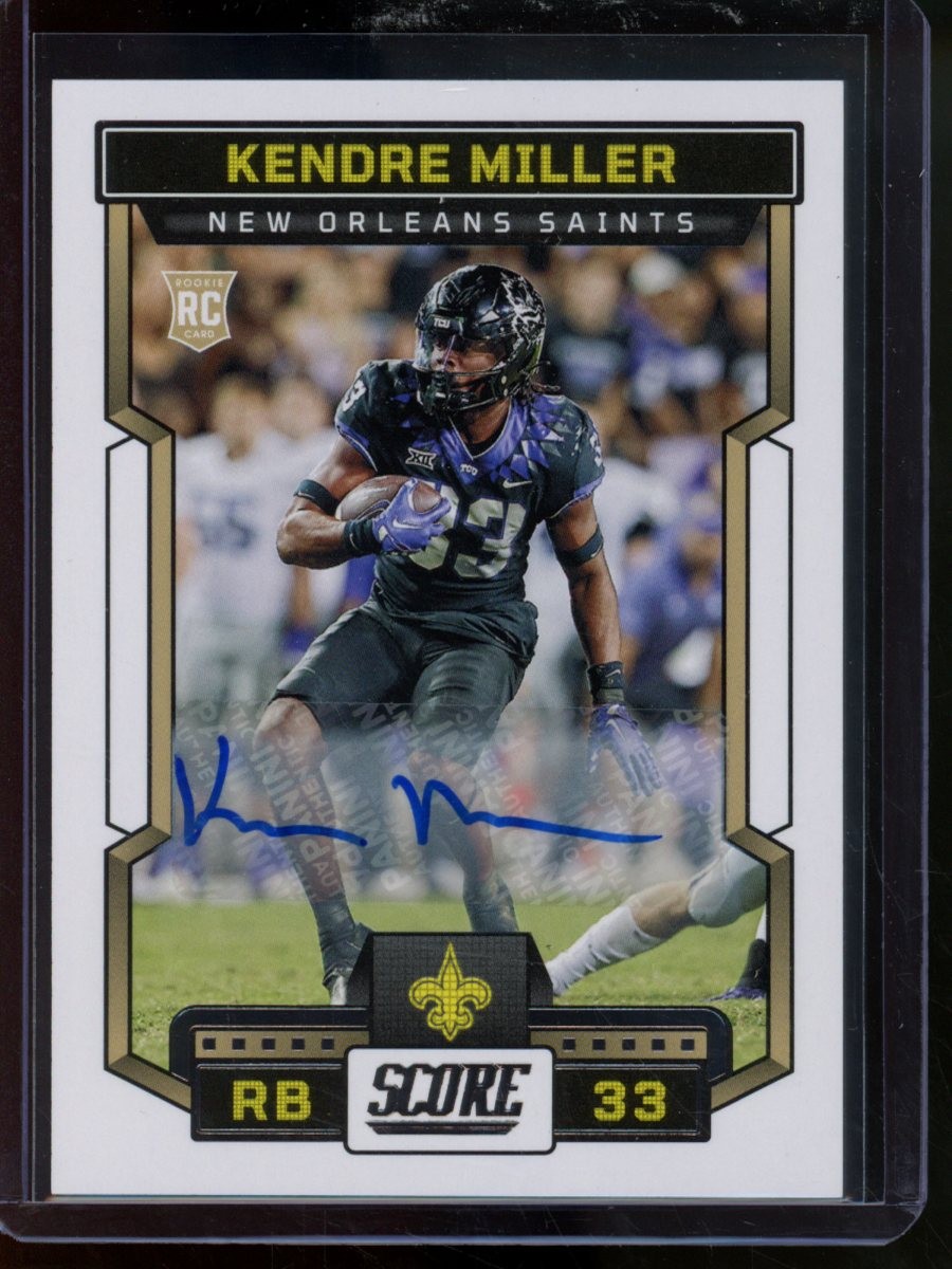 Kendre Miller Panini Score #321 Autograph