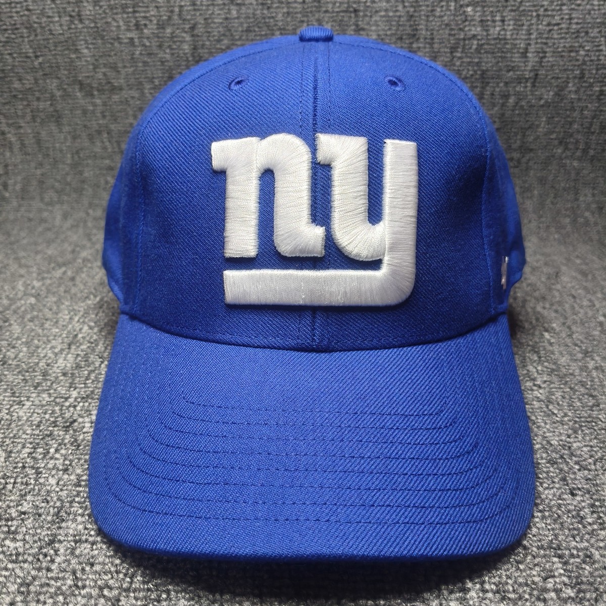 '47 Brand New York Giants NFL Blue Strapback Hat Cap White New York Lo
