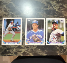 Topps Toronto Blue Jays Winfield Linton Bell Baseball Trading Card Lot