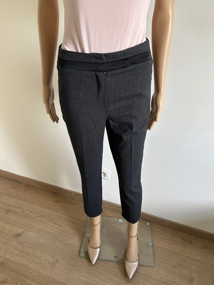 Pantalon gris foncé et noir Kookai taille 38 bon état - Photo 1/4