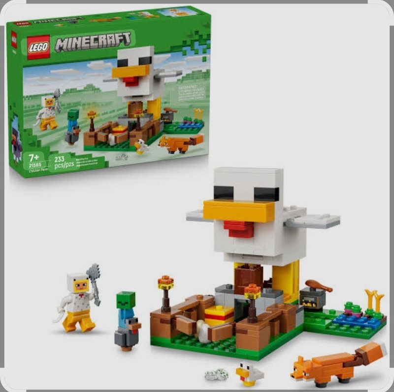 Lego Minecraft Chicken Farm