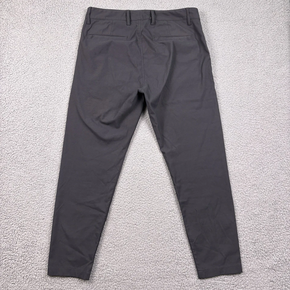 Pantalones Outlier NYC Para Hombre 30x26 Gris Chino Minimalista Hechos en Portugal Informales Foto 2 de 4