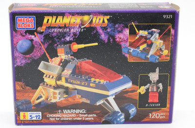 1997 Mega Bloks Blocks 9321 Planetoids Cyborian Rover SEALED 120 pcs NOS