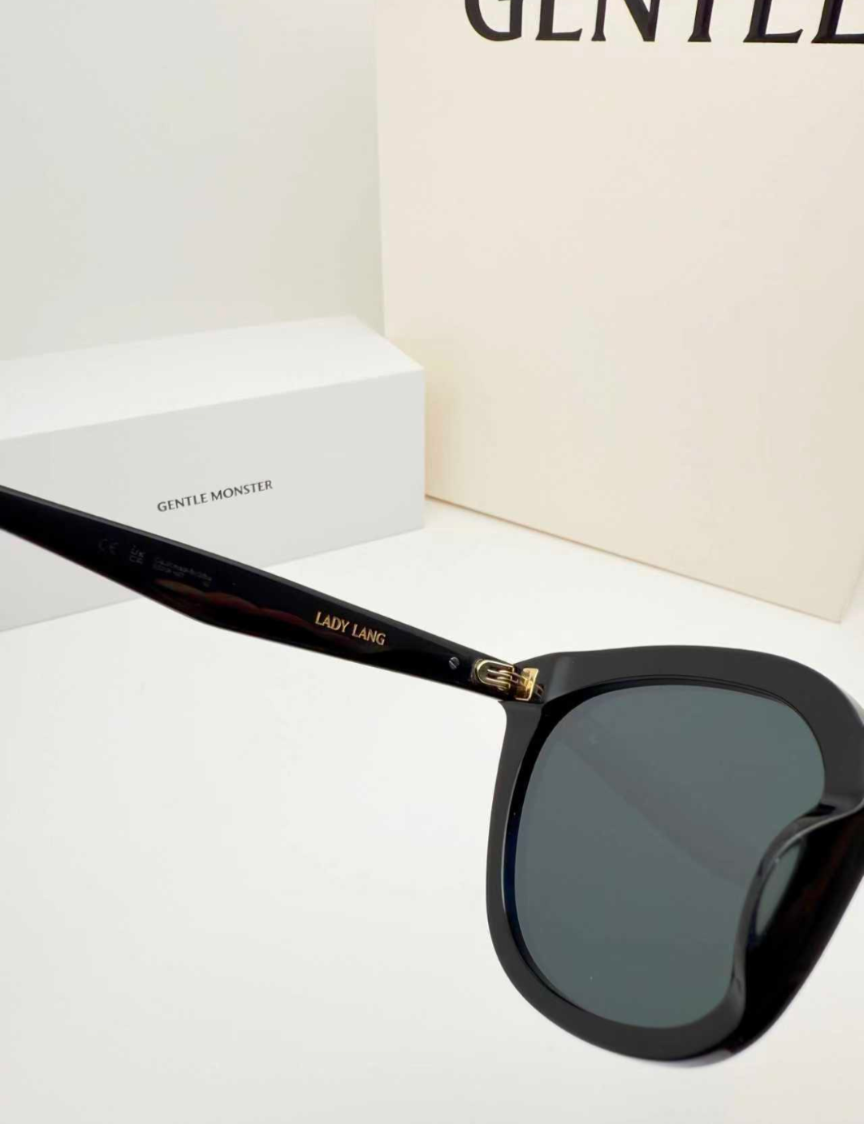 Gentle Monster Lady Lang 01 Sunglasses Black With Case New | eBay
