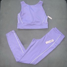 New 2-Piece Victoria  s Secret Set Sports Bra Fitness Workout Leggings Pants