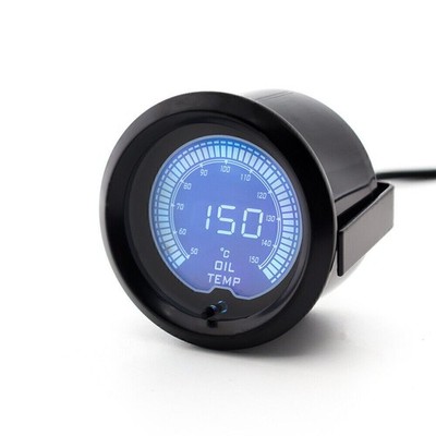 2 ''52mm Digital LCD 7 Farben EVO Öltemperaturanzeige Auto Meter mit Sensor B1Y1