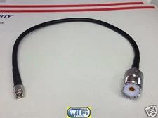 8-72in RG58 SMA Male to UHF SO239 Female Adapter Cable for HAM Radio USA Assmbld