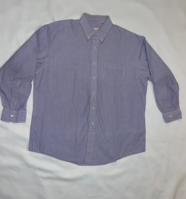brooks brothers dress shirt size chart Women's Wrinkle-Free Stretch Pinpoint BB18001 Cobalt Blue / 4XL Wear it tucked in with dress pants and a sport coat for work or a special occasion Brooks Brothers Women's Wrinkle-Free Stretch
