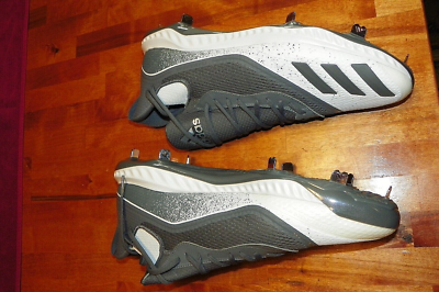 Adidas Icon V Bounce Baseball Cleats Mens Size 14 Grey White G28250 new s-l400.png main image 3