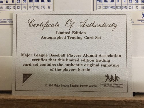 1994 NABISCO FRAMED ALL STAR LEGENDS BASEBALL HOF GIBSON PALMER ROBINSON SNIDER - Picture 12 of 12