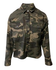 Atm Anthony Thomas Melillo Military Camo Jacket In Khaki Cotton Intxs