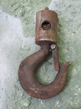 Vintage Industrial all metal Swivel Hook Clamp Steampunk  5 1/2x 4"  Hd1