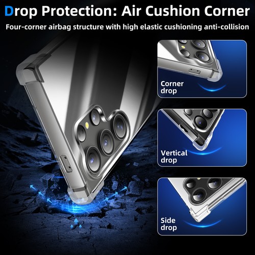 Funda ultra transparente a prueba de golpes para teléfono para Samsung Galaxy S24/S23 FE/S22+/S21 - Imagen 60 de 63