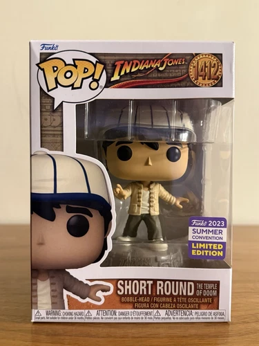 Funko Pop! Indiana Jones: Short Round #1412 - 2023 SDCC Summer  Convention LE