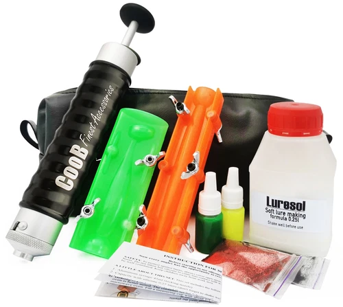 Starter Kit Aluminium Injector 120ml (4 oz), Soft Plastiс Mold Lure Lures Making