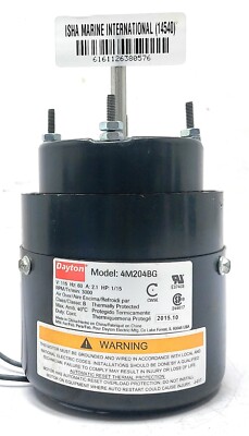 Dayton 4M204BG 1/15 HVAC Motor