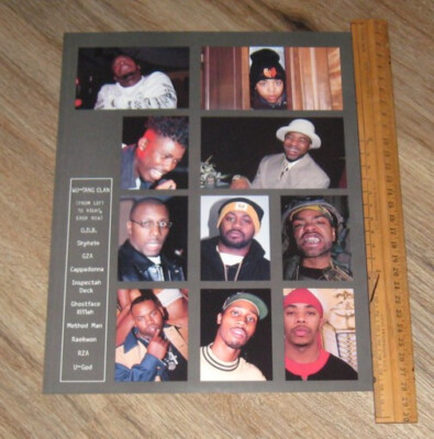 WHO SHOT YA Wu-Tang Clan O.D.B. Raekwon U-God RZA original ONE page PHOTO