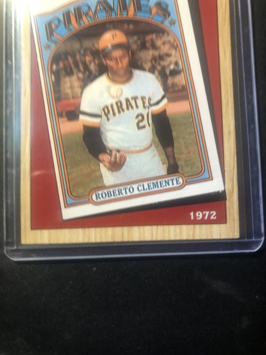1987 Topps #313 Roberto CLEMENTE Turn Back the Clock 15 years 1972