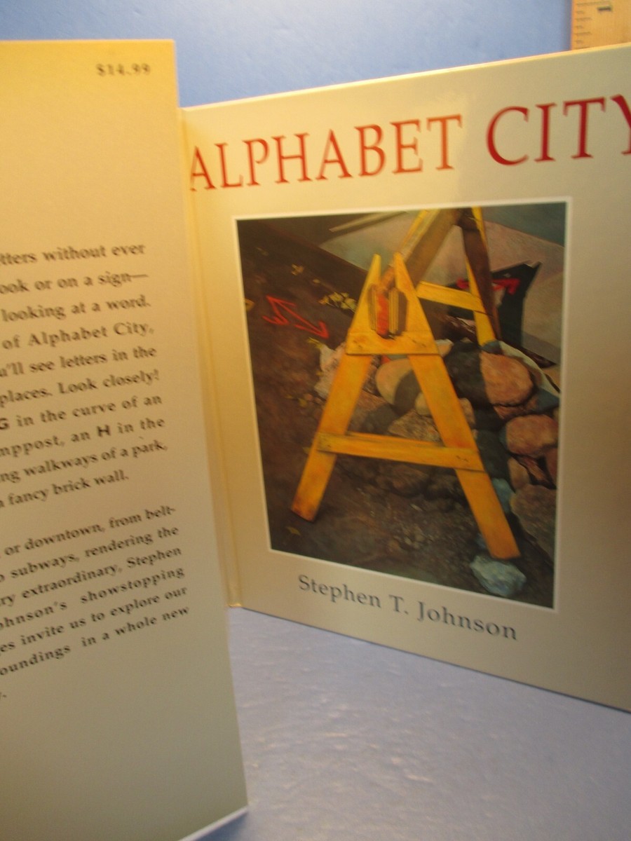 ABC book ALPHABET CITY by STEPHEN T JOHNSON 1995 Caldecott Honor