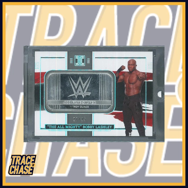 2022 Panini Impeccable WWE "The All Mighty" Bobby Lashley Silver WWE Logo 27/35