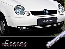 VW Lupo Typ 6E 6X Chrom Zierleisten für Kühlergrill mit NSW unten 3M