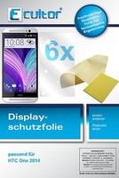 6X Schutzfolie FüR Htc One M8 2014 Klar Displayschutzfolie Unsichtbar Ecultor