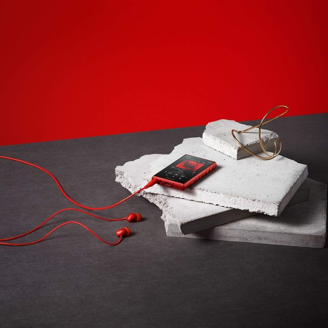 ポータブルプレーヤー SONY WALKMAN NW-A106 Red 32GB SONY NW-A106 Red WALKMAN 32GB Hi-Res Audio Player English