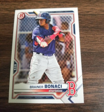 BRAINER BONACI 2021 BOWMAN DRAFT CARD BD-54 BOSTON RED SOX (ROOKIE BASE)