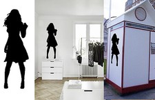 Damenmode, Vinylaufkleber Version V5