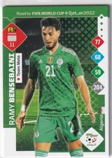 Panini Road Qatar World Cup Fußball Karte 2022 Nr. 11 Ramy Bensebaini