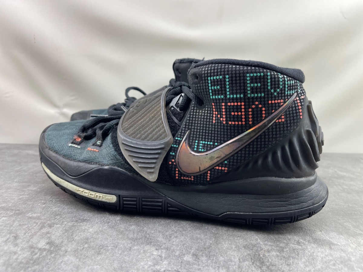 Nike Kyrie 6 Eleven Shot Clock Men Basketball Shoe Black 8.5M 