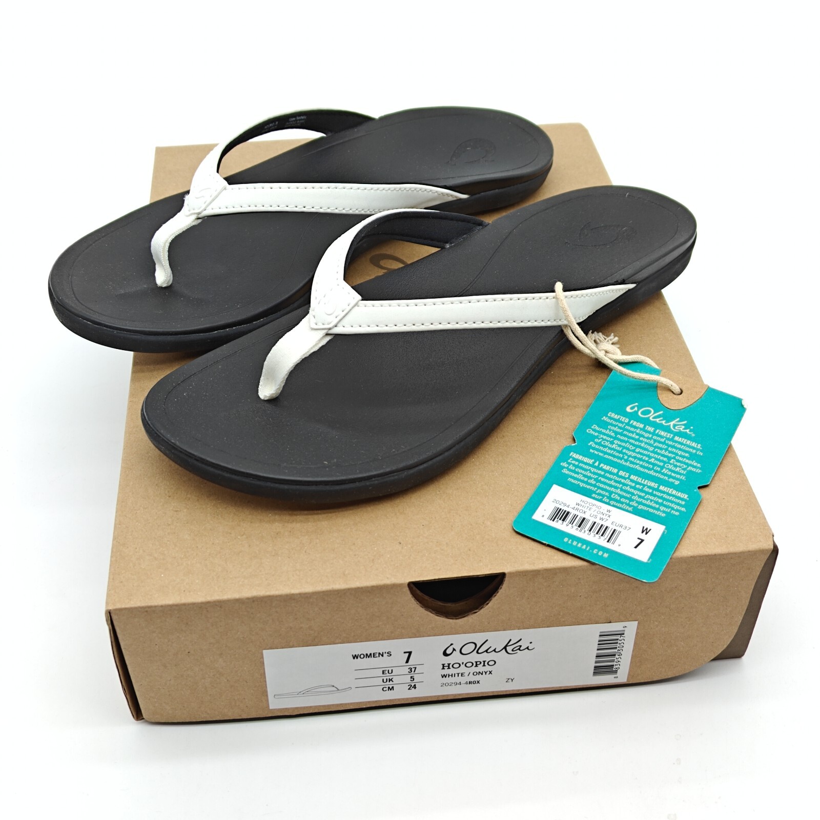 OluKai Womens HoOpio Slip On Thong Sandals Size 7 Rose Gold