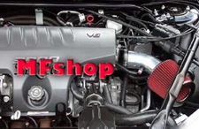 Black Red For 2000-2005 Chevy Impala 3.8L V6 Air Intake System Kit  + Filter