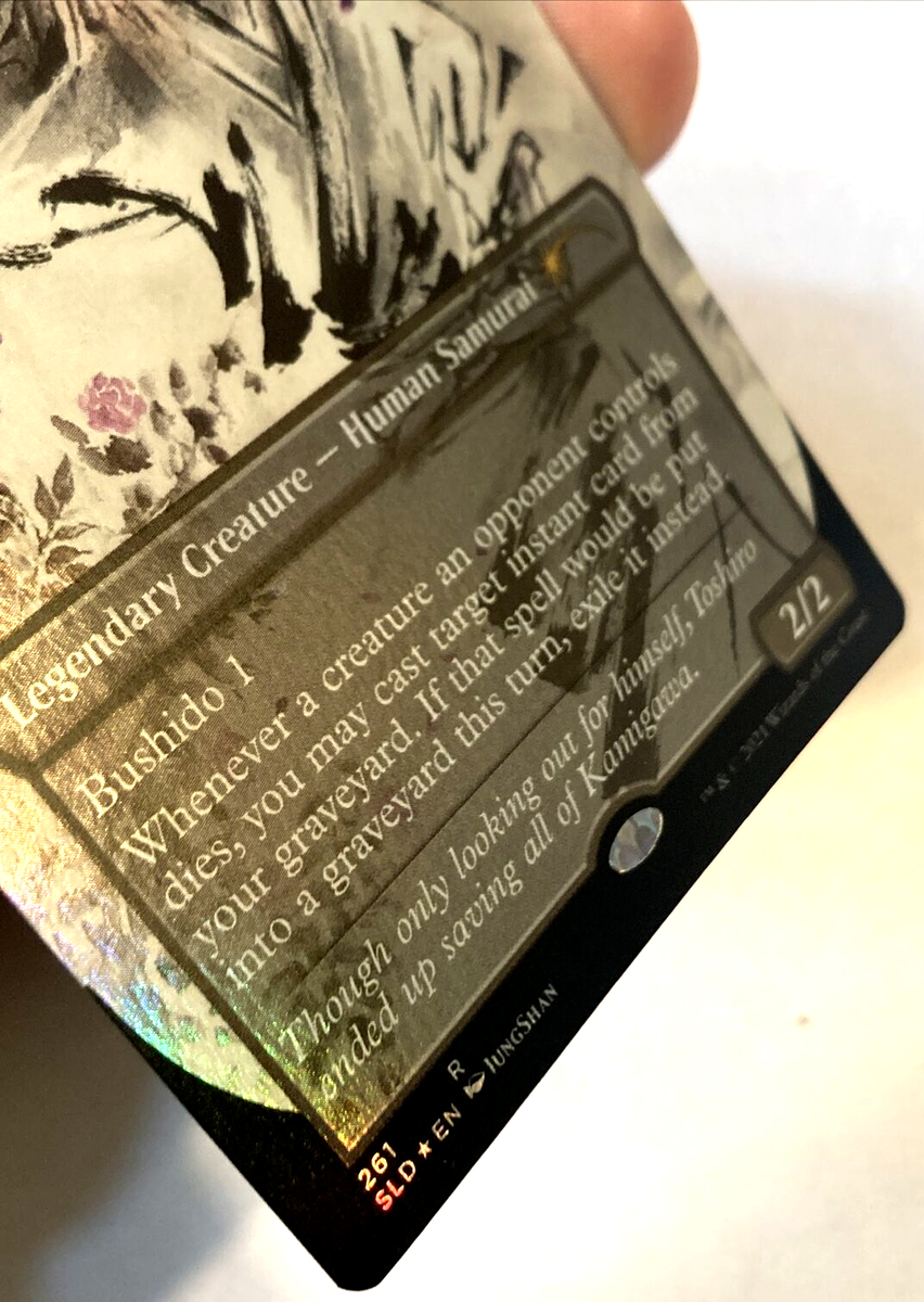 MTG Toshiro Umezawa *FOIL* Secret Lair Kamigawa Ink 261 NM
