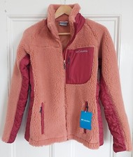 Columbia Archer Ridge Ii Sherpa Women's Orange Peach Jacket Size L Bnwt
