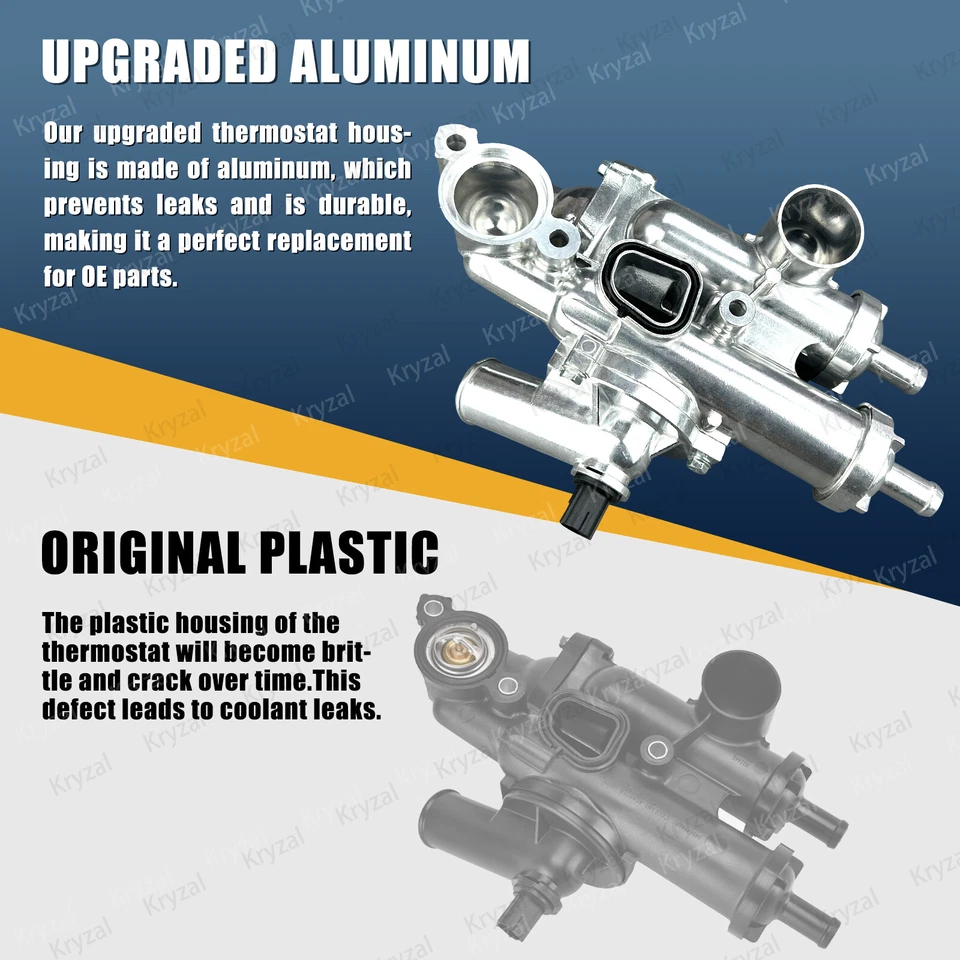 Aluminum Thermostat Housing for Dodge Caliber PM Avenger JS SE SXT R/T 2007-2014 - image 4 of 4