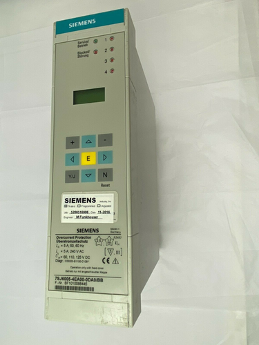 Siemens 7SJ6005-4EA00-0DA0/BB Overcurrent Protection Relay - Picture 6 of 6