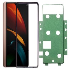 Ricambio vetro schermo esterno + colla per Samsung Galaxy Z Fold 4 pieghe 3 pieghe