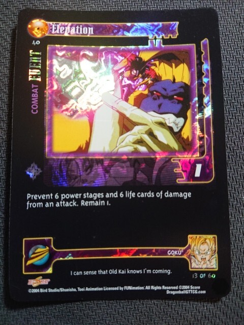 Dragon Ball Z GT TCG DBZ CCG 2004 Score Elevation 40 Alt Foil | eBay