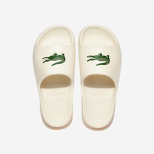 Lacoste Serve Slide 2.0 Mens Slippers Off White   Multiple Sizes  Expedited