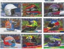 1995 VIP HELMETS SILVER-Complete 9 card set-Straight from packs to pages!