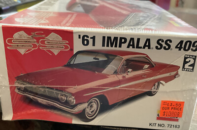 Lindberg 1961 Impala SS 409 Model 1/25 NEW Factory Sealed c1996 | eBay