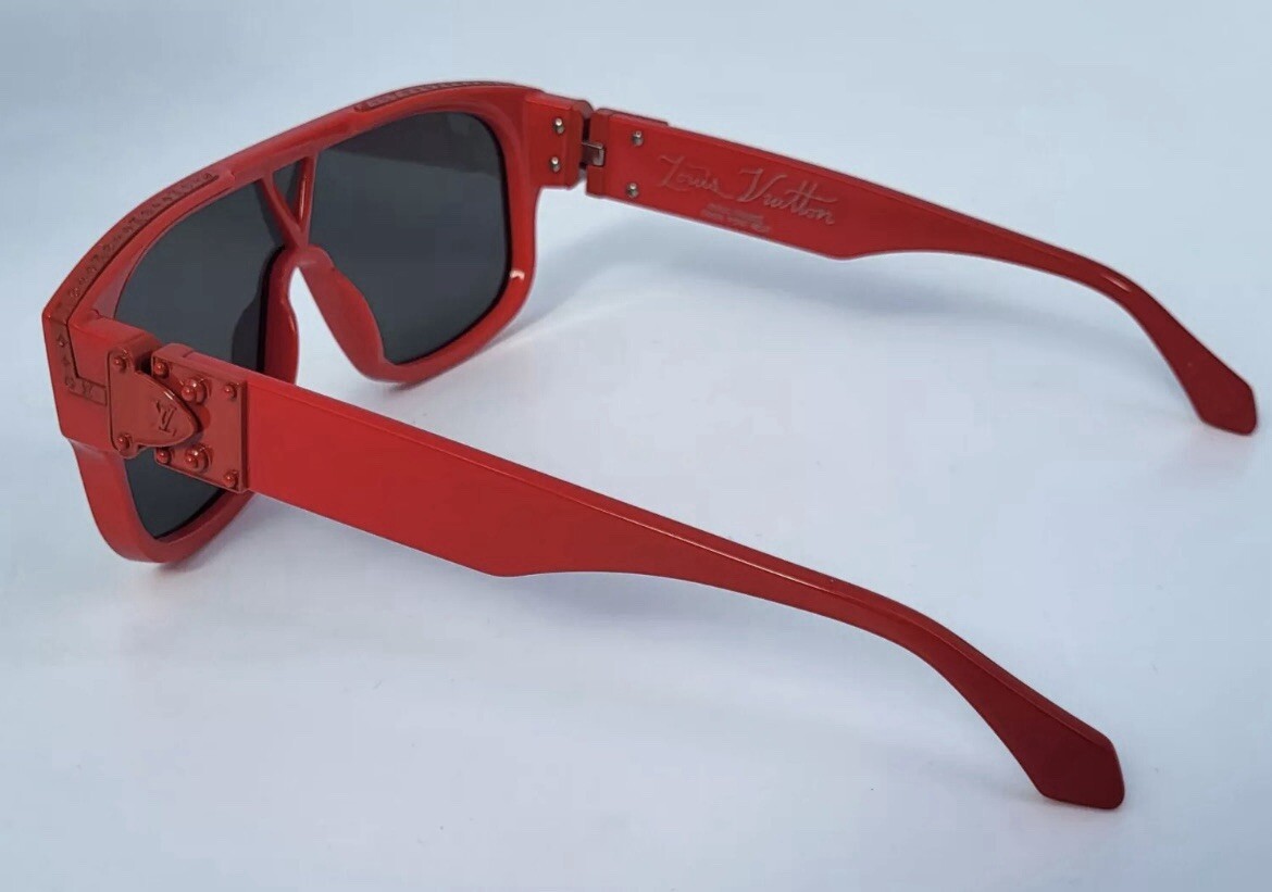 New Authentic Louis Vuitton Millionaire Mask Men's Red Shield